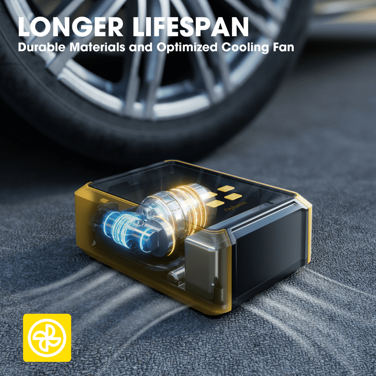 cigarette lighter tire air compressor New Ophanie 12V DC Tire Inflator