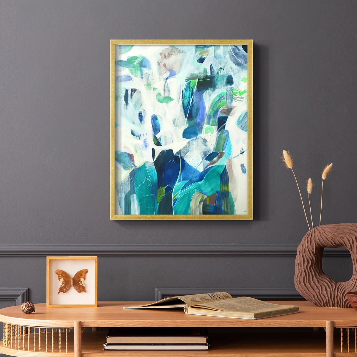 For You in Gold Solid Wood 22 x 28 Framed Print