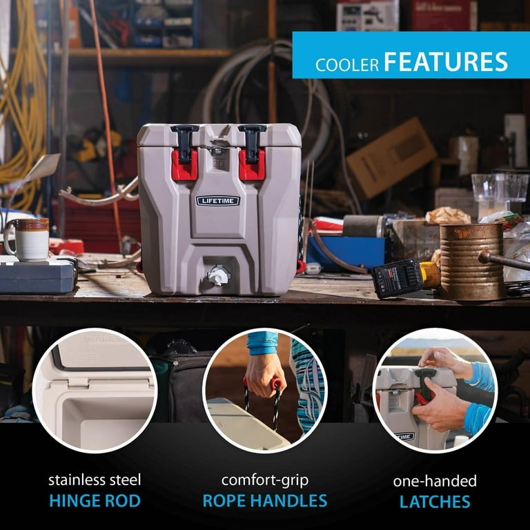 Lifetime Polyethylene 5 gal. Insulated Beverage Dispenser and