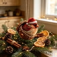 thumbnail image 4 of 3D Forest Animal Acorn Ornaments Resin Hanging Ornaments for Christmas Tree Realistic Animal Figures Home, Party Decor, Cozy Forest Theme Collection, 4 of 7