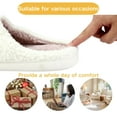 thumbnail image 3 of BERANMEY Cute Smile Face Slippers for Women and Men Perfect Soft Plush Comfy Warm Slip-On Happy Face Slippers Indoor/Outdoor Home Shoes Smile Slippers Non-slip Fuzzy Flat Slides, 3 of 9