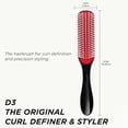 thumbnail image 2 of Denman D3 Original Curl Definer & Styler, Curly Hair Brush for Women & Men – 7 Row Detangling & Curl Defining Brush for Smooth Defined Curls - a precision Styling Brush for straight hair, 2 of 5