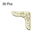 thumbnail image 3 of Unique Bargains Metal Book Corner Protectors Edge Cover Guard 15 x 15 x 2mm Gold Tone 30 pcs, 3 of 3