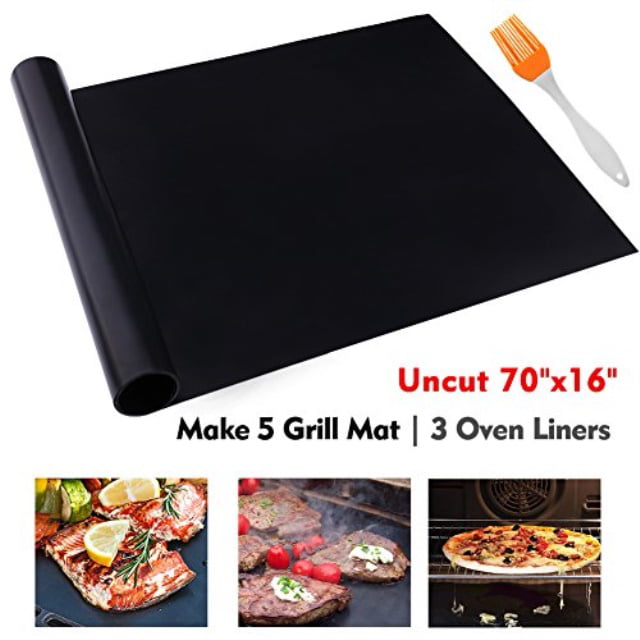 1x Hot Sale Non-Stick Oven Liner Baking Large Aide Dishwasher Reusable Spill Mat