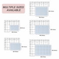 thumbnail image 6 of Light Blue Plaid Outdoor Rug 5x8 Ft, Non Slip Washable Area Rug, Modern Minimalist Country Patio Rugs Carpet Runner, Large Floor Mat for Indoor/Outdoor Deck Porch Camping, 6 of 8