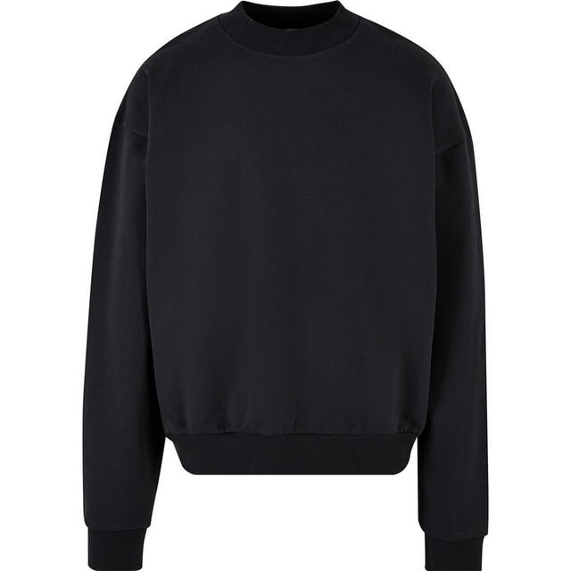 Build Your Brand Chandail en Molleton Ultra Lourd à Col Rond pour Hommes