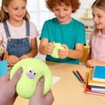 thumbnail image 4 of Twfbrm Dumpling Stress Ball, 4 Inch Soft Giant Squashy Dumpling with Slow Rising Effect, Steamed Stuffed Bun Anxiety Relief Sensory Fidget Toys, Squeeze Dough Decompression Toy for Adults, 4 of 5
