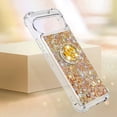 thumbnail image 6 of Case for Google Pixel 9, Google Pixel 9 Case Glitter with Ring Holder Stand,Clear TPU Cute Love Moving Quicksand Sparkle Shockproof Liquid Phone Case for Google Pixel 9/9 Pro Gold YBZ, 6 of 14