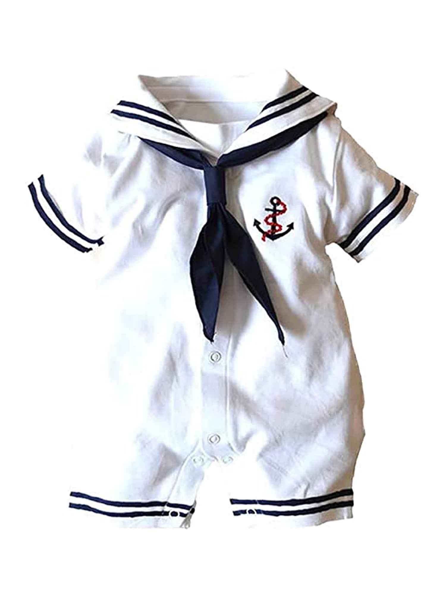 baby girl sailor romper