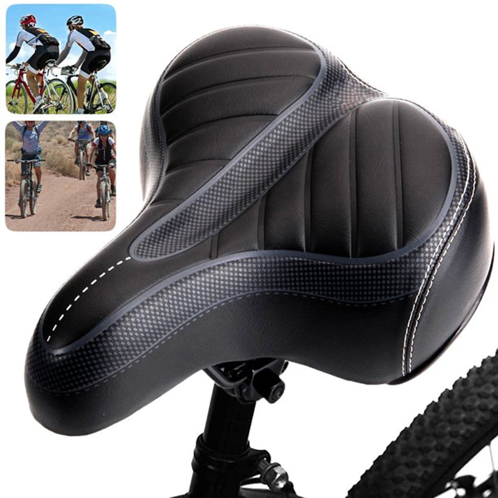 Details about   Comfort Wide Big Bum Bike Bicycle Gel Cruiser Extra Sporty Soft Pad Saddle Seat 