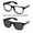 Black, variant on 1 Pair of Photochromic Reading Glasses - Reader That Darkens When Exposed to Outdoor Sunlight - UV Protection Readers +3.00