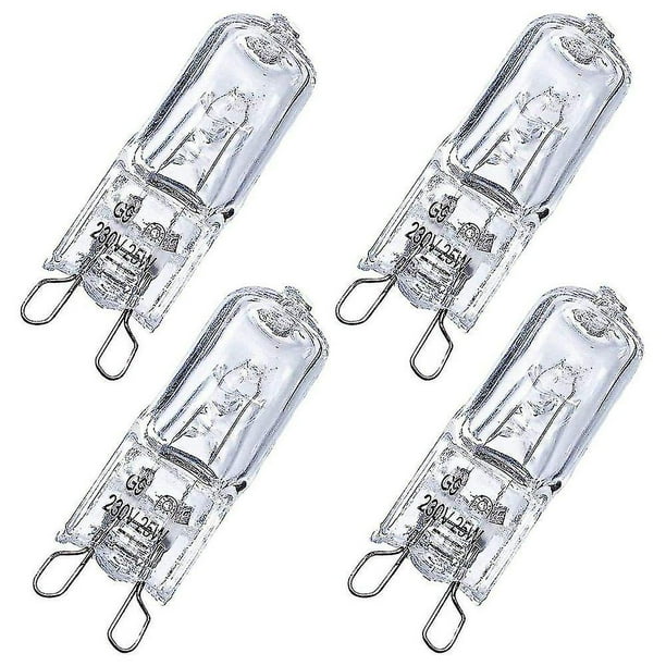 Juego De 4 Bombillas G9 Para Horno Halógeno Bombilla De Horno G9 25w