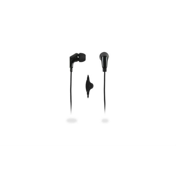 Cyber Acoustics Black EarBud with Volume Control PolyBag InEar Style