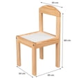 thumbnail image 4 of Comedor Infantil - 2 Sillas Y 1 Mesa Cuadrada | Marca Duduk+, 4 of 4
