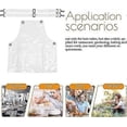 thumbnail image 5 of Fashion Clear Apron Oil Resistant Waterproof Home Aprons Household Supplies, 5 of 5