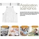 thumbnail image 5 of Fashion Clear Apron Oil Resistant Waterproof Home Aprons Household Supplies, 5 of 5