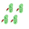 thumbnail image 1 of 4pcs cuerda de tienda reflectante nylon guyline cuerdas de tienda con tensores de aluminio para acampar senderismo 13.1ft 4mm, 1 of 8