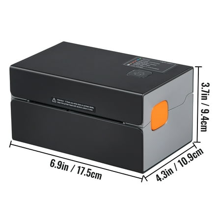 SKYSHALO Thermal Label Printer 4X6 300DPI USB/Bluetooth for Amazon eBay Etsy UPS