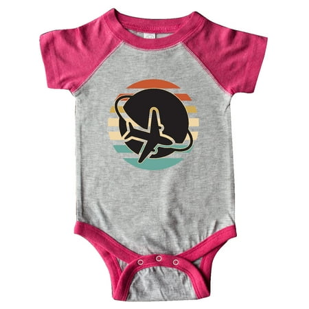 

Inktastic Airplane Trip Vintage Travel Gift Baby Boy or Baby Girl Bodysuit