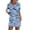 Blue Good Night, variant on Ekouaer Pajama Set for Women 2 Piece Lounge Set Short Sleeve Tops and Shorts Soft Sleepwear