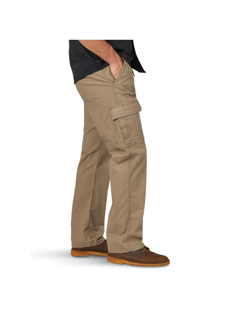 Wrangler Men's and Big Men's Relaxed Fit Cargo Pants With Stretch