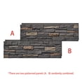 thumbnail image 3 of WallWell Iron Gray Premium Faux Stone Wall Panel, 46.25” x 12.88", Lightweight PU, DIY Tongue & Groove, Indoor/Outdoor Decorative Siding 1-Piece, 3 of 6