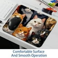thumbnail image 6 of Cat Printed Square Desk Mat Gaming Mouse Pad with Non-Slip Rubber Bottom - 8.3x9.8 Inch Office and Gaming Mouse Pad, 6 of 6