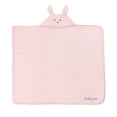 thumbnail image 2 of Toallita de microfibra ultra suave BABY INC Bunny rosa unitalla 0 a 4 años 90 x 75 cm, 2 of 3