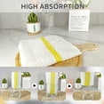 thumbnail image 4 of Homieway 3 Pack Kitchen Towels, 100% Cotton Dish Cloths, 15x25 Inch Ultra Soft Tea Towels, Super Absorbent Terry Dish Towels Rags for Kitchen, Yellow, 4 of 8