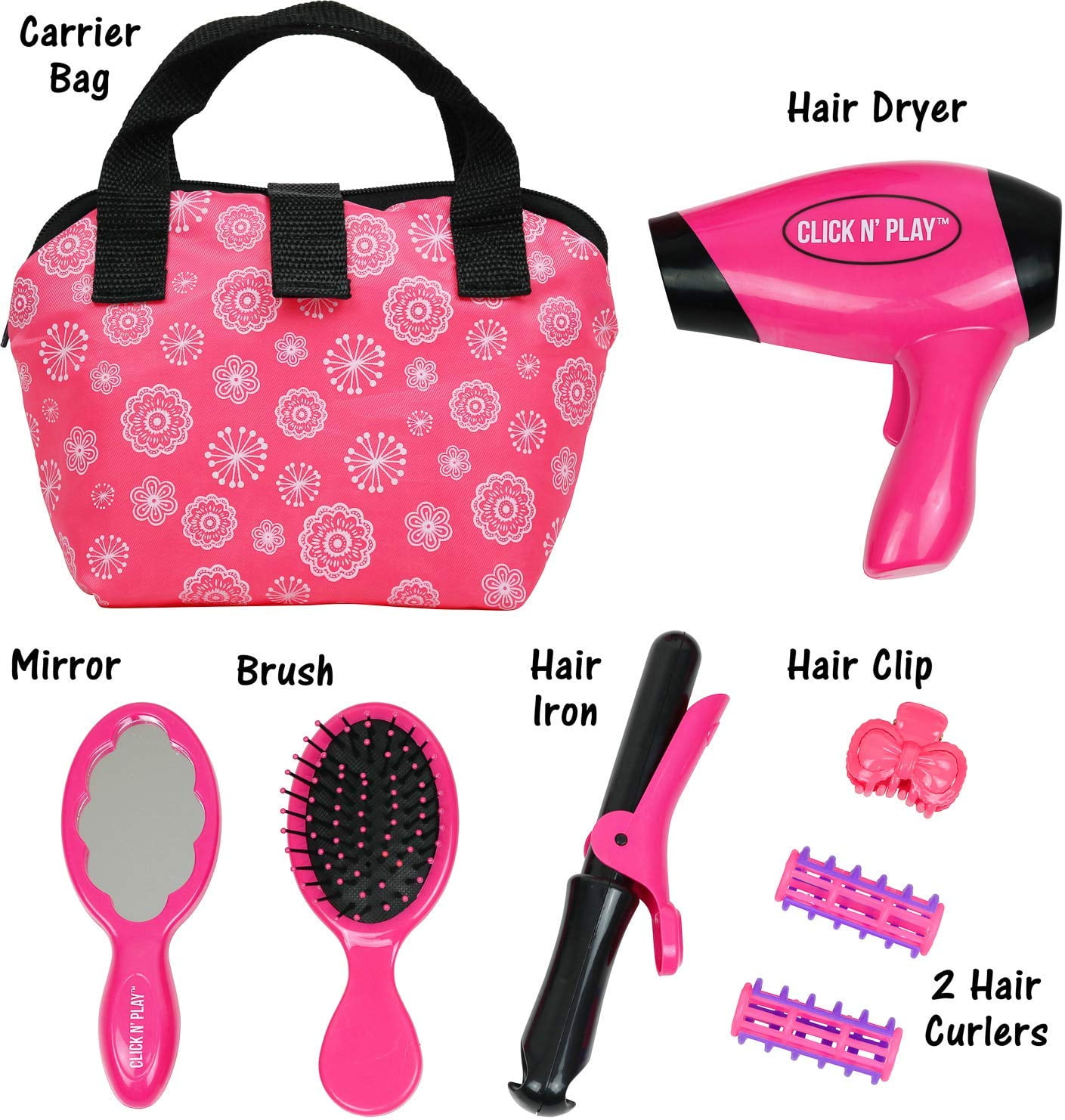 0907 Hair Dryer Brush Spray Bottle Shampoo Box   Playmobil New Salon Spares 