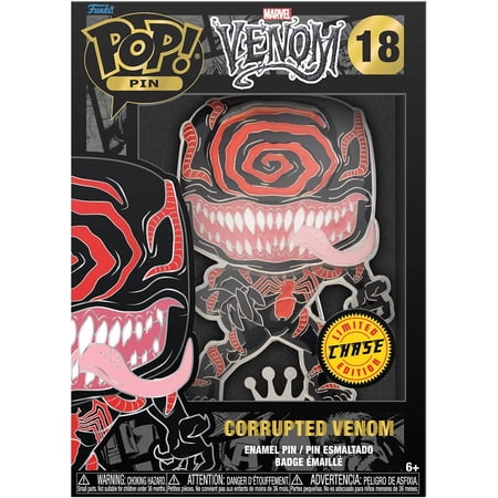 Funko POP! PIn Marvel Venom CHASE Corrupted Venom #18 (Glows)