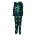 thumbnail image 3 of Nituyy Christmas Pajamas for Family, Matching Family Christmas PJs Sets Blue Elk Tree Printed Top Sleepwear, 3 of 10