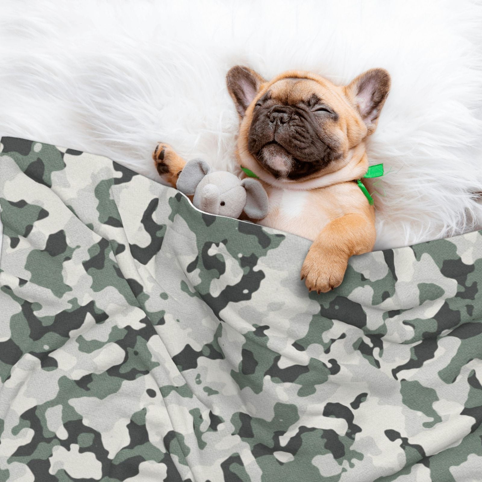 Print Camouflage Pattern Dog Blanket Soft Warm Flannel Cat Blanket Great Pet Throw for Cats Puppy Small Medium Large Dog