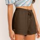 thumbnail image 4 of mfyjkho Pantalones Cortos De Entrenamiento Para Mujer, Pantalones Cortos Holgados Con Bolsillo Y Cintura Elástica, Cómodos Y Casuales, De Talla Grande Para Mujer Pantalones Cortos De Yoga Xxxxxl, 4 of 9
