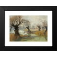 thumbnail image 2 of Hugo Charlemont 24x18 Black Modern Framed Museum Art Print Titled - Pelicans on the River Bank, 2 of 5
