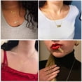 thumbnail image 2 of Collar con colgante de número de año de nacimiento de acero inoxidable con número dorado, collar de cumpleaños, joyería de cadena para mujeres y niñas, 2 of 6