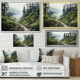 thumbnail image 4 of Designart "Olympic Greenery Forests of Olympic National Park I" Landscapes Floater Framed Wall Decor, 4 of 7