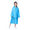 Blue, variant on LQQBOX 1 Pack Rain Ponchos for Kids Reusable, EVA Raincoats for Boys Girls with Drawstring Hat, Waterproof Rain Coat