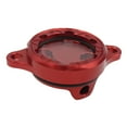 thumbnail image 3 of Tapa de depósito de aceite de motocicleta, repuesto de aleación de aluminio para TRX450R 450er Rojo, 3 of 8