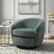 Picket House Furnishings Hattie Swivel Chair in Bristo Teal