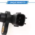 thumbnail image 4 of Sensores de posición del cigüeñal de metal plástico negro de 1 Pc para Nissan Altima 2.4 1993-1997, 4 of 6