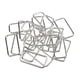 thumbnail image 5 of 20 piezas de hebilla cuadrada de metal para correa de bolso, accesorios para hacer bolsos DIY Plata 38x16x2.8mm Plata, 5 of 9