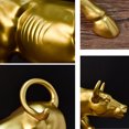 thumbnail image 1 of Adorno De Toro Resina Zodíaco Toro Animal Estatua Lucky OX Escultura Arte Feng Shui Adornos Ndcxsfigh  Libre de BPA, 1 of 8