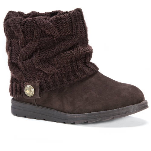 Muk Luks Womens Patti Sweater Boots 