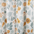 thumbnail image 2 of Celebrate Together Fall Floral Shower Curtain, Sage Green, Floral Pattern, 70" x 70", Washable, 2 of 5
