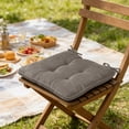 thumbnail image 5 of karymi Thick Soft Floor Cushion Pillow with Attached Straps for Chair Seat Mat Indoor Outdoor Use Multiple Colors 17.72x17.72 Inch Living Room Decor Mens Gifts, 5 of 6