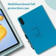 thumbnail image 4 of Fancing Case for TECLAST T40 Air Tablet,for TECLAST T40 HD Tablet Case,PU Leather Folio Folding Stand Protective Case with Wrist Strap Cover for TECLAST T40 HD/T40 Air 10.4 inch(Black+Blue), 4 of 8