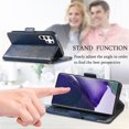 thumbnail image 5 of Allytech Galaxy S22 Ultra Wallet Case, Premium PU Leather Folio Flip Cover Folding Stand Shockproof Full Body Protection Magnetic Clasp Cards Holder Case for Samsung Galaxy S22 Ultra 6.8" - Darkblue, 5 of 7