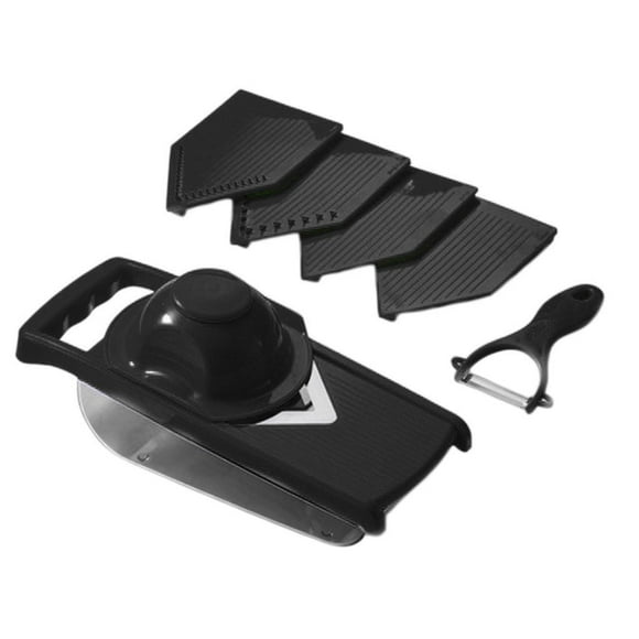 Cortadora funciones de de de la rebanadora de de la cebolla de las verduras de la fruta Negro