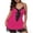Hot Pink, variant on Plus Size Lingerie for Women L-6XL Lace Satin Nightdress Womens Lingerie V Neck Nightwear Satin Sleepwear Lace Chemise Mini Teddy Satin Nightgown Nightdresses Slip Lingerie